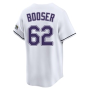 Cam Booser Men's Tampa Bay Rays Throwback Cooperstown Jersey - White Limited