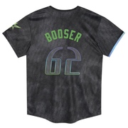 Cam Booser Toddler Tampa Bay Rays 2024 City Connect Jersey - Charcoal Limited