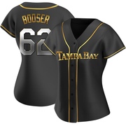 Cam Booser Women's Tampa Bay Rays Alternate Jersey - Black Golden Replica