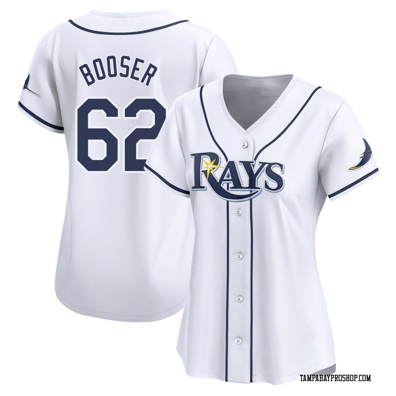 Cam Booser Women's Tampa Bay Rays Home Jersey - White Limited
