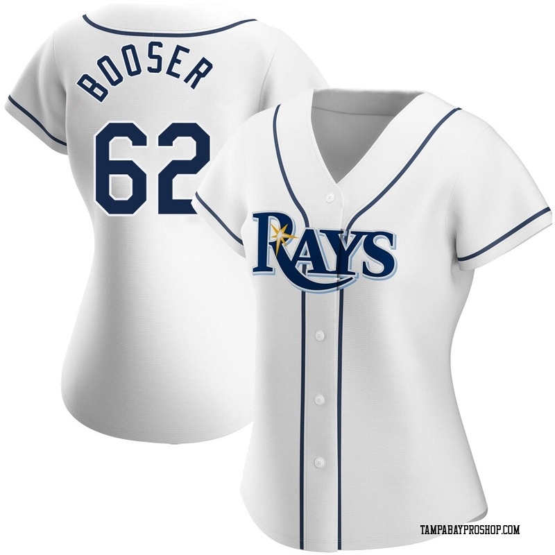 Cam Booser Women's Tampa Bay Rays Home Jersey - White Replica