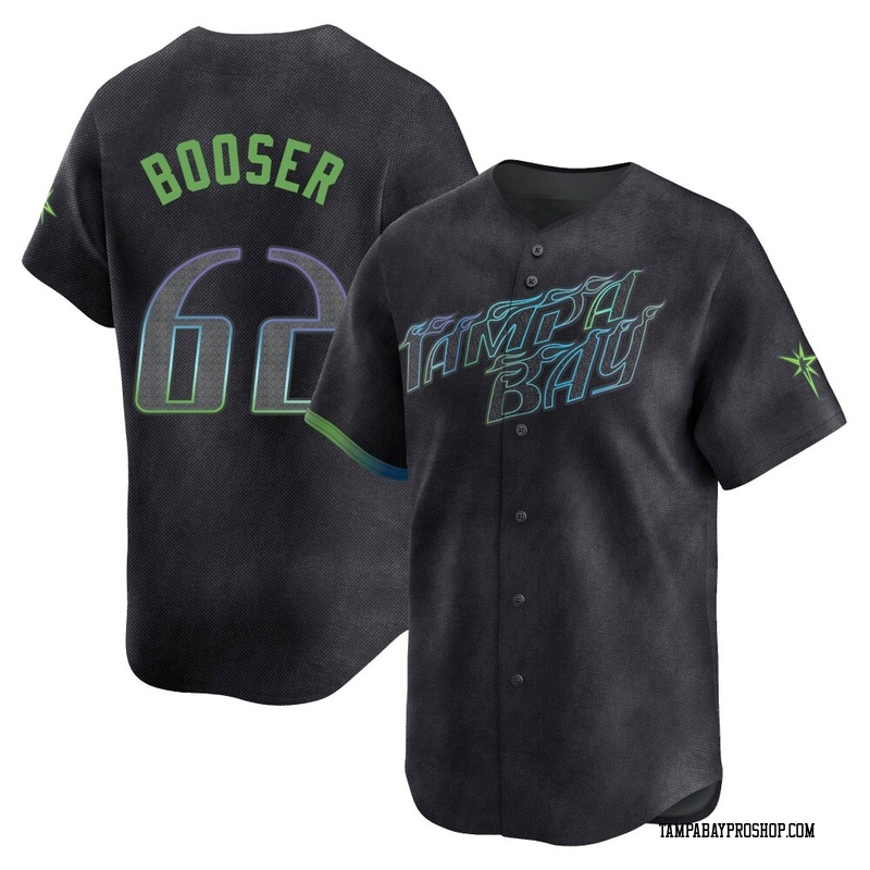 Cam Booser Youth Tampa Bay Rays 2024 City Connect Jersey - Charcoal Limited