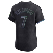 Carson Williams Men's Tampa Bay Rays 2024 City Connect Jersey - Charcoal Elite