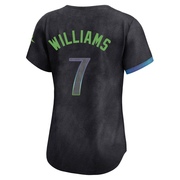 Carson Williams Women's Tampa Bay Rays 2024 City Connect Jersey - Charcoal Limited