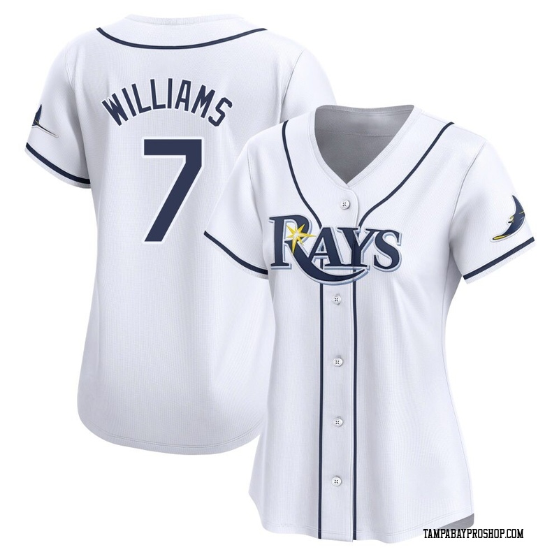 Carson Williams Women's Tampa Bay Rays Home Jersey - White Limited