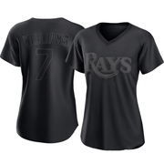 Carson Williams Women's Tampa Bay Rays Pitch Fashion Jersey - Black Authentic