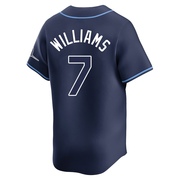 Carson Williams Youth Tampa Bay Rays Away Jersey - Navy Limited