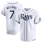 Carson Williams Youth Tampa Bay Rays Home Jersey - White Limited