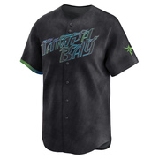 Casey Legumina Men's Tampa Bay Rays 2024 City Connect Jersey - Charcoal Limited