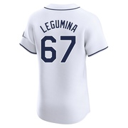 Casey Legumina Men's Tampa Bay Rays Home Jersey - White Elite
