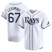 Casey Legumina Men's Tampa Bay Rays Home Jersey - White Limited