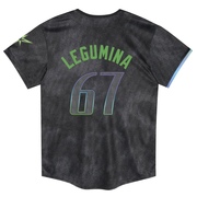 Casey Legumina Toddler Tampa Bay Rays 2024 City Connect Jersey - Charcoal Limited