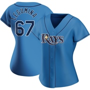 Casey Legumina Women's Tampa Bay Rays Alternate Jersey - Light Blue Replica