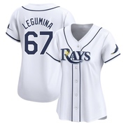 Casey Legumina Women's Tampa Bay Rays Home Jersey - White Limited