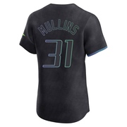 Cedric Mullins Men's Tampa Bay Rays 2024 City Connect Jersey - Charcoal Elite