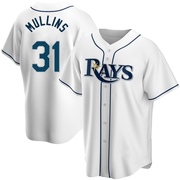 Cedric Mullins Youth Tampa Bay Rays Home Jersey - White Replica