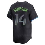 Chandler Simpson Youth Tampa Bay Rays 2024 City Connect Jersey - Charcoal Limited