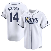 Chandler Simpson Youth Tampa Bay Rays Home Jersey - White Limited