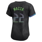 Chris Mazza Women's Tampa Bay Rays 2024 City Connect Jersey - Charcoal Limited