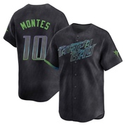 Coco Montes Men's Tampa Bay Rays 2024 City Connect Jersey - Charcoal Limited