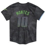 Coco Montes Toddler Tampa Bay Rays 2024 City Connect Jersey - Charcoal Limited
