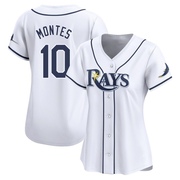 Coco Montes Women's Tampa Bay Rays Home Jersey - White Limited