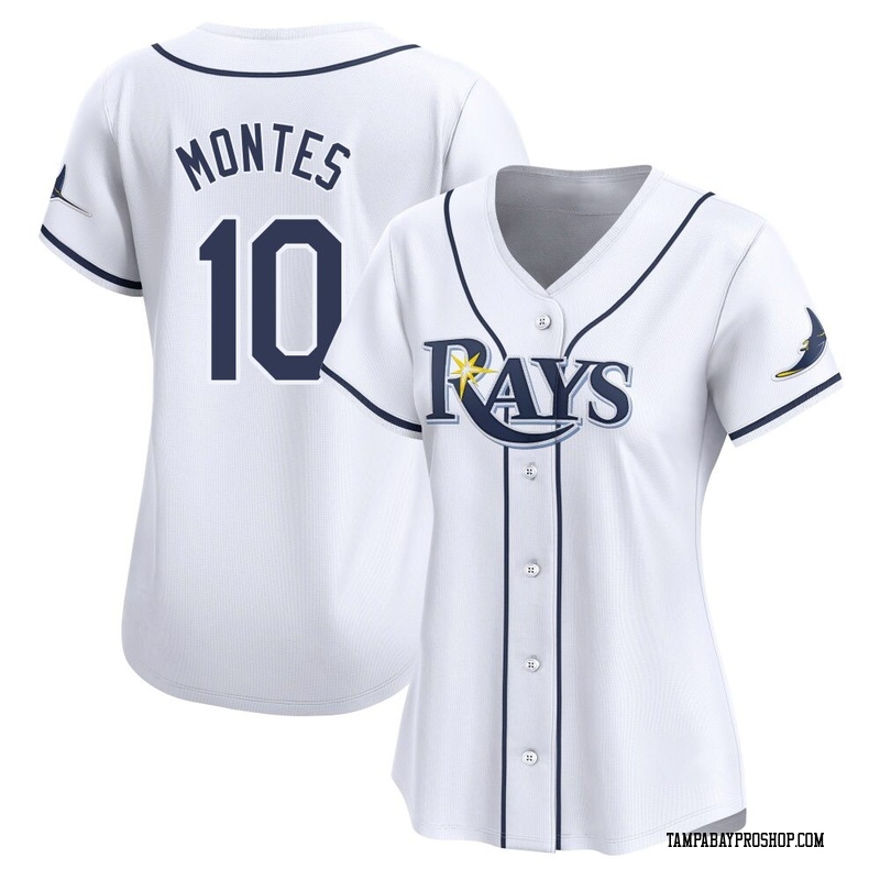 Coco Montes Women's Tampa Bay Rays Home Jersey - White Limited