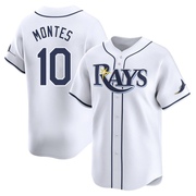 Coco Montes Youth Tampa Bay Rays Home Jersey - White Limited