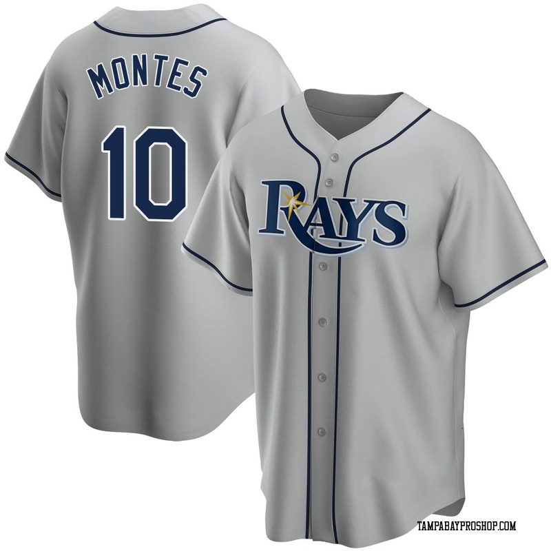 Coco Montes Youth Tampa Bay Rays Road Jersey - Gray Replica