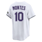 Coco Montes Youth Tampa Bay Rays Throwback Cooperstown Jersey - White Limited