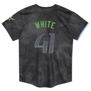 Colby White Toddler Tampa Bay Rays 2024 City Connect Jersey - Charcoal Limited
