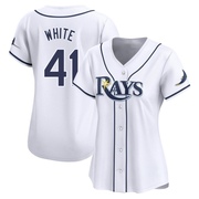 Colby White Women's Tampa Bay Rays Home Jersey - White Limited