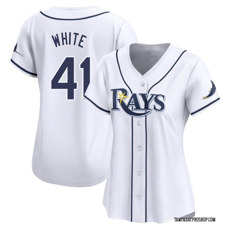 Colby White Women's Tampa Bay Rays Home Jersey - White Limited