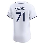 Cole Sulser Men's Tampa Bay Rays Home Jersey - White Elite