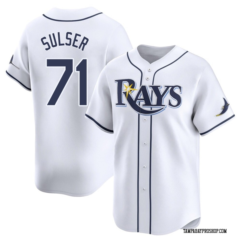 Cole Sulser Youth Tampa Bay Rays Home Jersey - White Limited