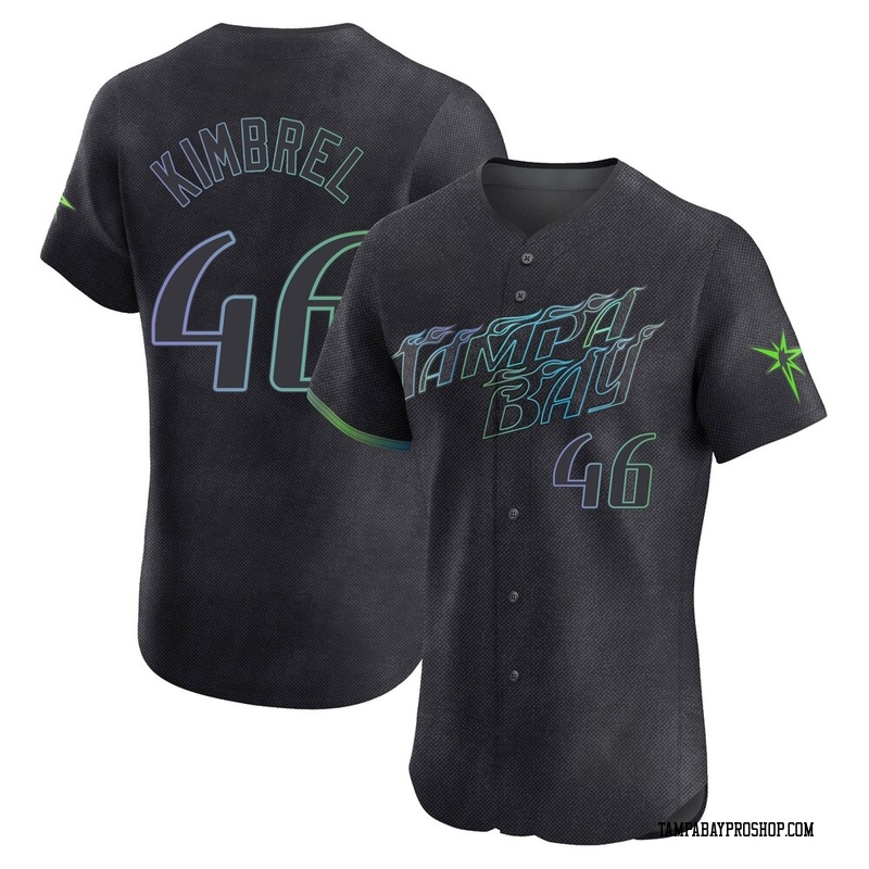 Craig Kimbrel Men's Tampa Bay Rays 2024 City Connect Jersey - Charcoal Elite