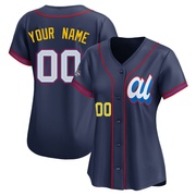 Custom Women's Tampa Bay Rays American League 2025 All-Star Edition Jersey - Navy Limited