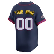 Custom Youth Tampa Bay Rays American League 2025 All-Star Edition Jersey - Navy Limited