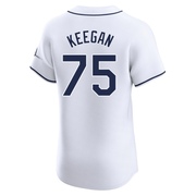 Dominic Keegan Men's Tampa Bay Rays Home Jersey - White Elite