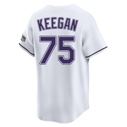 Dominic Keegan Men's Tampa Bay Rays Throwback Cooperstown Jersey - White Limited