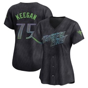 Dominic Keegan Women's Tampa Bay Rays 2024 City Connect Jersey - Charcoal Limited