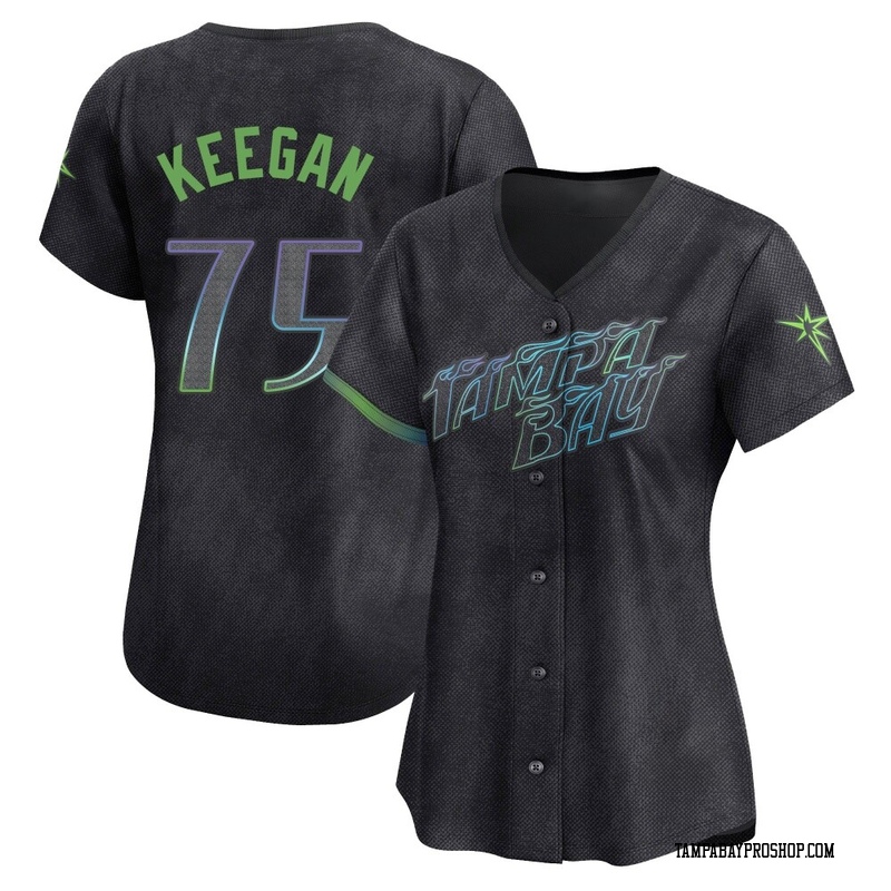 Dominic Keegan Women's Tampa Bay Rays 2024 City Connect Jersey - Charcoal Limited