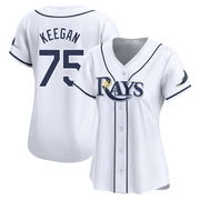 Dominic Keegan Women's Tampa Bay Rays Home Jersey - White Limited