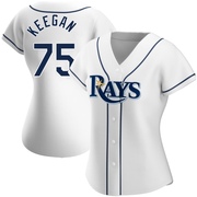 Dominic Keegan Women's Tampa Bay Rays Home Jersey - White Replica