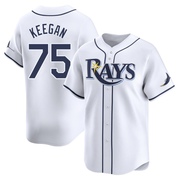 Dominic Keegan Youth Tampa Bay Rays Home Jersey - White Limited