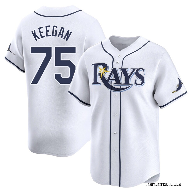 Dominic Keegan Youth Tampa Bay Rays Home Jersey - White Limited