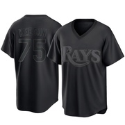 Dominic Keegan Youth Tampa Bay Rays Pitch Fashion Jersey - Black Replica
