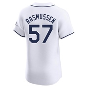 Drew Rasmussen Men's Tampa Bay Rays Home Jersey - White Elite