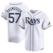 Drew Rasmussen Men's Tampa Bay Rays Home Jersey - White Limited