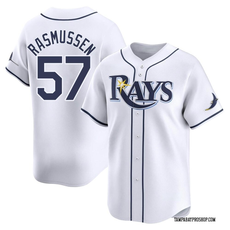 Drew Rasmussen Men's Tampa Bay Rays Home Jersey - White Limited